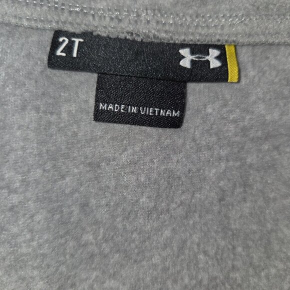 Under Armour Toddler Hoodie Jacket 2T Gray & Purple 4145 - Picture 4 of 7